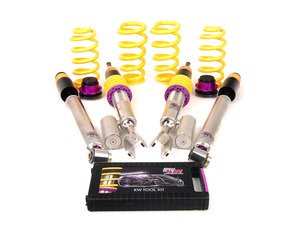 ES#2215016 - 35210035 - V3 Series Coilover Kit - Sedan - The ultimate in coilover technology featuring double adjustable dampening - KW Suspension - Audi