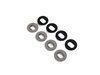ES#348756 - 3D0061795U71 - Oval Floor Mat Securing Hardware Set - Grey - (NO LONGER AVAILABLE) - For cars that need oval floor mat retainers - Genuine Volkswagen Audi - 