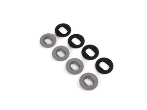ES#348756 - 3D0061795U71 - Oval Floor Mat Securing Hardware Set - Grey - (NO LONGER AVAILABLE) - For cars that need oval floor mat retainers - Genuine Volkswagen Audi - 