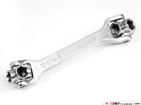 ES#2221249 - W-136PM - 12-19mm Multi size Socket Wrench - (NO LONGER AVAILABLE) - One tool to easily remove most drain plugs and more! - Schwaben - 
