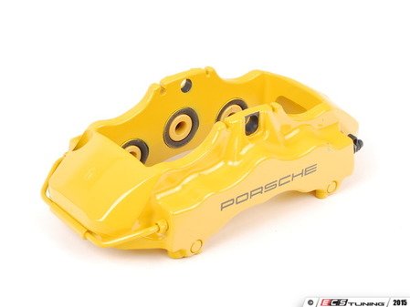 ES#1499339 - 99735143292 - Front Brake Caliper - Yellow - Right side fitment - Genuine Porsche - Porsche