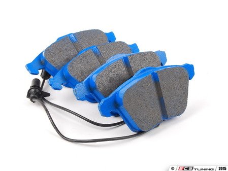 ES#2621576 - DP51495NDX - Front blueStuff nDX Performance Brake Pad Set - Intermediate grade trackday pads for aggressive street driving and track use. - EBC - Audi