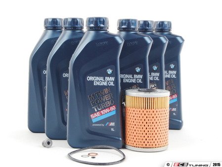 ES#2550022 - e46m3oci - OEM Genuine BMW Oil Change Kit / Inspection I - Everything you'll need to do a complete oil change including Genuine BMW M Twin Power Turbo oil - Genuine BMW - BMW