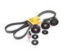 ES#2784710 - 99610215166KT1 - Serpentine Belt Kit - Accessory belt with rollers - Includes Loctite 592 for a complete job - Assembled By ECS - Porsche