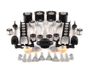 ES#2600710 - 33322283548KT1 - Rear Suspension Refresh Kit - Level 2 - M3 spec rear control arms and subframe bushings, rear shock mounts, HD end links, sway bar bushings and trailing arms with bushings for a complete rebuild - with high quality aftermarket components - Assembled By ECS - BMW