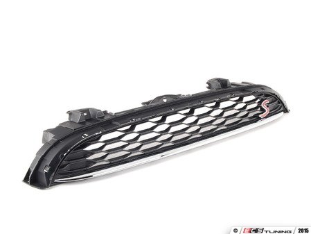 ES#2728732 - 51137335528 - Grille - Cooper S - Main front upper grille with chrome and S logo - Genuine MINI - MINI