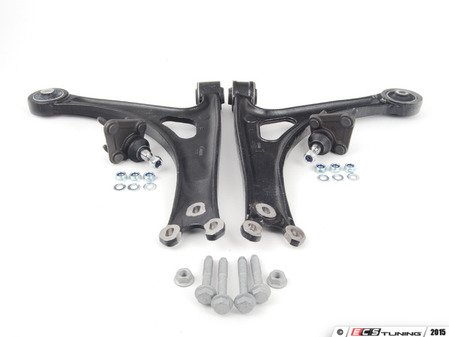 ES#2828902 - 8N0407152DKT2 - Front Control Arm Kit - level 3 - Includes new control arms with hardware and ball joints. - Assembled By ECS - Audi