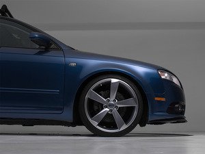 ES#5424718 - 628-7-23535-8V8Y - 19" Alzor Style 628 Wheel and Tire Package - 235/35R19 - Audi 8V/8Y A3/S3 - 19x8.5 ET45 5x112 57.1CB - Gloss Gunmetal/Machined Face - With your choice of tires mounted and balanced for an easy install! - Alzor - Audi
