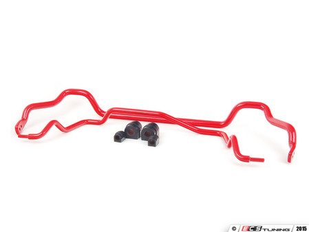 ES#2831192 - 007277ecs01KT -  ECS Tuning Front & Rear Sway Bar Kit - Eliminate excessive body roll, improve handling, and gain a more engaging driving experience. Includes matched front (27mm) and rear (21mm) sway bars with self-lubricating polyurethane bushings. - ECS - BMW