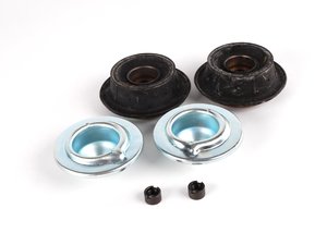 ES#7263 - 191498001 - Upper Strut Mount - Kit - A common source of noise in the front suspension, Includes spring perches for easy suspension swapping without spring compression - Assembled By ECS - Volkswagen