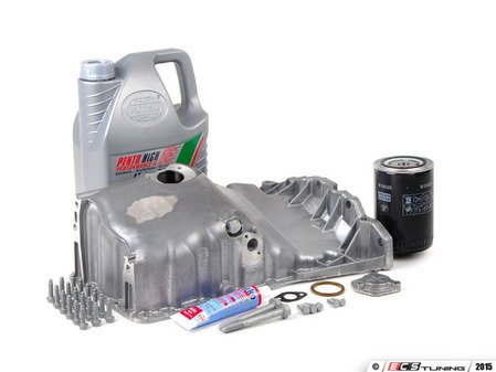 ES#2603027 - 06B103601CAKT2 - Oil Pan Replacement Kit - Everything required to replace your leaking pan, including the oil change - Assembled By ECS - Audi