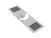 ES#113449 - 51438139368 - Silver Grey Seat Belt Trim - Right - Upper B-pillar trim panel for the seatbelt - Genuine BMW - BMW