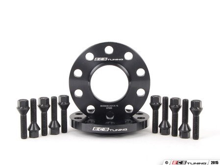 ES#2876914 - 003990ecs03KT - Wheel Spacer/Hub Adapter & Bolt Kit - 15mm - Expand your wheel options by dialing in fitment of 72.6mm centerbore wheels on your 74.1mm hub - ECS - BMW