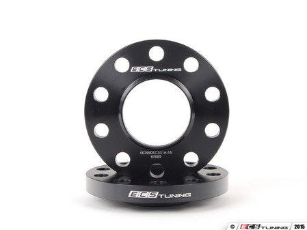 ES#2828643 - 003990ECS01-18KT - Wheel Spacer/Hub Adapter Set - 17.5mm - Expand your wheel options by dialing in fitment of 72.6mm centerbore wheels on your 74.1mm hub - ECS - BMW