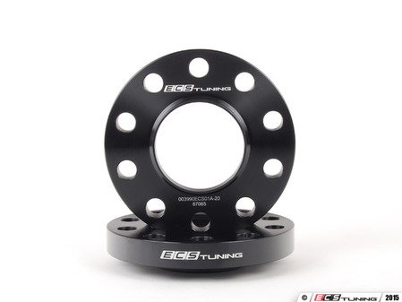 ES#2828646 - 003990ECS01-20KT - Wheel Spacer/Hub Adapter Set - 20mm - Expand your wheel options by dialing in fitment of 72.6mm centerbore wheels on your 74.1mm hub - ECS - BMW