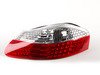 ES#2808317 - 4481903PXUECR - Red/Clear LED Tail Light Set - Clear upper and red lower portions with LED brake lights and rear fog lights - Depo - Porsche