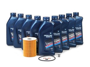 ES#2072574 - M61060OCI1 - OEM Genuine BMW Oil Change Kit - Everything you need for a basic oil service including Genuine BMW M Twin Power Turbo oil - Genuine BMW - BMW