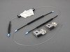 ES#2723864 - 1JM898461B - Power Window Regulator Repair Kit - Left - Includes 2 window carriers and 1 cable regulator - Vaico - Volkswagen