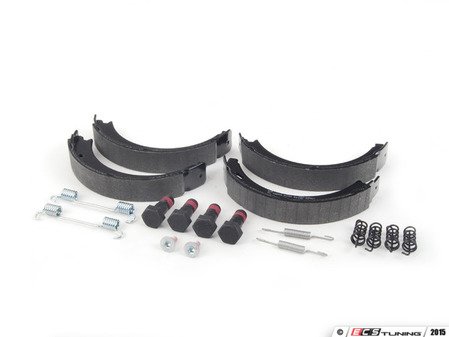 ES#2772060 - 2104200320 - Parking Brake Shoe Kit - Includes all hardware needed for installation - Textar - Mercedes Benz