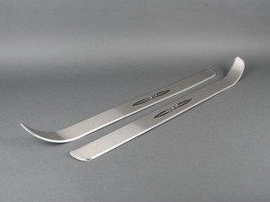 ES#120815 - 51470426789 - Stainless steel door sill - set - (NO LONGER AVAILABLE) - A pair of door sills for the driver and passenger side in with BMW embossed - Genuine BMW - 