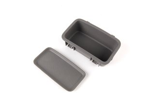 ES#1866638 - 1J0896328C - Arm Rest Delete Kit With Rubber Storage Insert - Grey - (NO LONGER AVAILABLE) - Fills the gap where your arm rest used to be - Genuine Volkswagen Audi - 