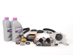 ES#8150 - 077198481 - ECS Tuning Timing Belt Kit - Ultimate Plus - The ultimate 19 piece kit for preventative maintenance! - Assembled By ECS - Audi