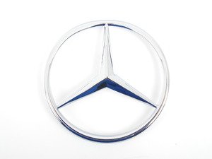 ES#1630187 - 1077580458 - Mercedes Star Emblem - Priced Each - Featuring Genuine Mercedes-Benz Emblem - Located on the Trunk Lid - Genuine Mercedes Benz - Mercedes Benz