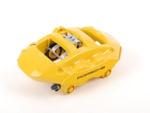 ES#1499409 - 99735242698 - Rear Brake Caliper - Yellow - Right side fitment - Genuine Porsche - Porsche