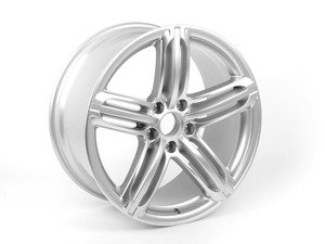 ES#2600492 - 4L0601025BH - 21" Tri-Split 5-Spoke Wheel - Priced Each - 21"x10" ET44 5x130 Silver - Genuine Volkswagen Audi - Audi