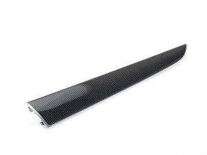 ES#2607166 - 8R0867409N7V7 - Upper Door Trim - Carbon Fiber - Left - Replace your faded or missing trim - Genuine Volkswagen Audi - Audi