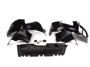 ES#259694 - 1J0825005 - Weather Protection Package - Stage 2 - Includes a replacement belly pan, engine side covers, fender liners, and all necessary hardware! - Genuine Volkswagen Audi - Volkswagen
