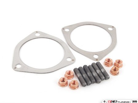 ES#2580195 - 8D0253115CKT3 - Downpipe Hardware Kit - Contains all of the hardware you need to install new downpipes on your Audi 4.2 engine - Assembled By ECS - Audi