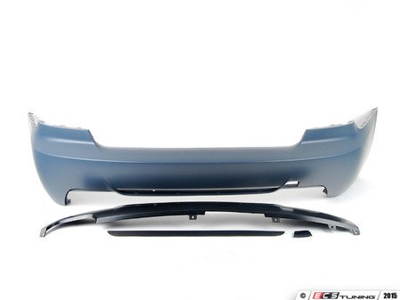 ES#2184889 - E92MTECHr - M-Sport style Bumper Assembly - Single exhaust - M-Sport looks without the cost for your single exhaust E92/E93. - ECS - BMW