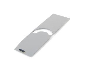 ES#113448 - 51438139367 - Silver Grey Seat Belt Trim - Left - Upper B-pillar trim panel for the seatbelt - Genuine BMW - BMW