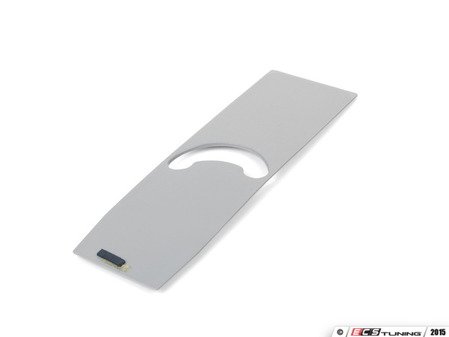 ES#113448 - 51438139367 - Silver Grey Seat Belt Trim - Left - Upper B-pillar trim panel for the seatbelt - Genuine BMW - BMW