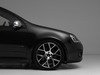 ES#2695430 - 640-2 - 18" Style 640 Wheels - Set Of Four - 18x8 ET45 5x112 57.1CB - Black/Machined Face - Alzor - Audi Volkswagen