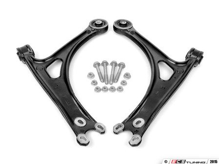 ES#2828908 - 8N0407152DKT3 - Front Control Arm Kit - level 2 - Includes new control arms with hardware. Does not include ball joint. - Assembled By ECS - Audi