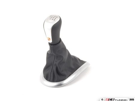 ES#1486697 - 99642498122VRJ - Shift Knob with Boot - Black - Leather/aluminum knob with leather boot - Genuine Porsche - Porsche