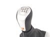 ES#1486697 - 99642498122VRJ - Shift Knob with Boot - Black - Leather/aluminum knob with leather boot - Genuine Porsche - Porsche