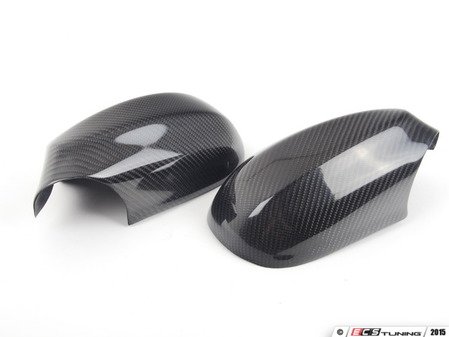 ES#2776806 - 008008ECS03A - Carbon Fiber Mirror Cap Cover Set - E92/E93 - High-quality carbon fiber for some added style - ECS - BMW
