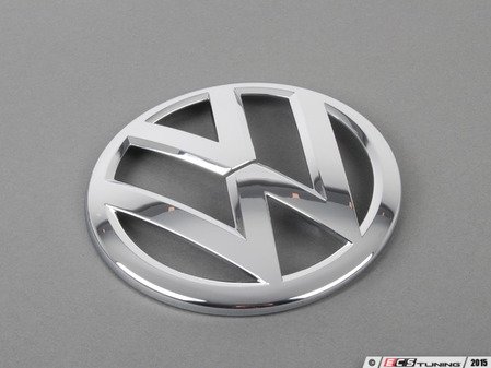 ES#2727211 - 5G08536012ZZ - Front Grille Emblem - Refresh your grille emblem with this genuine bright chrome emblem - Genuine Volkswagen Audi - Volkswagen