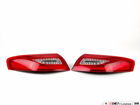 ES#2804103 - D48-1902P-AEVCR - 996 Red& Clear LED Tail Lights - Set - Give your 996 an updated look with tail lights inspired by the newest Porsche models - Depo - Porsche