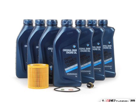 ES#2075251 - N54OCI - Genuine BMW Oil Change Kit / Inspection I - Includes seven quarts of BMW synthetic engine oil, Hengst oil filter and ECS magnetic drain plug for superior engine protection - Assembled By ECS - BMW