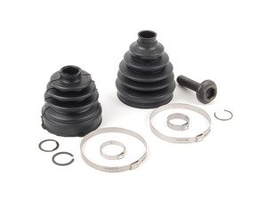 ES#2765950 - 8E0849203KT - Front CV Joint Refresh Kit - Priced Each - Includes both inner & outer boots with hardware - Services one axle - Genuine Volkswagen Audi - Audi