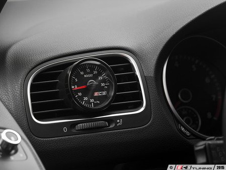 ES#2834936 - 004608ecs01KT -  ECS Angled Vent Pod Boost Gauge Kit (White / Red Needle)  - (NO LONGER AVAILABLE) - Includes ECS 30in Hg/30 PSI Electronic Boost Gauge, Vent Pod and ECS Modular PCV Boost Tap Assy. - ECS - 