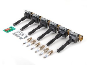 ES#2695846 - 12137599218KT1 - Ignition Service Kit - Restore your ignition system German-made Bremi ignition coils with Bosch spark plugs - Assembled By ECS - BMW