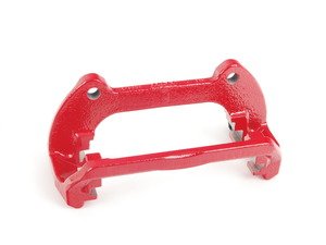 ES#2743481 - 5G0615125A - Front Caliper Carrier - Tornado Red - Left - This bracket secures the caliper to the spindle. - Genuine Volkswagen Audi - Audi Volkswagen