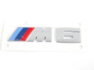 ES#2633732 - 51148060405 - Model Emblem - M6 - Genuine BMW - BMW