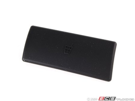 ES#117306 - 51457056651 - Cup Holder Trim - Left - Restore cup holder trim with this black replacement piece - Genuine BMW - BMW