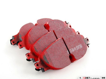 ES#2816769 - DP32150C - Front RedStuff Performance Brake Pad Set (312mm/288mm) - High performance street pad featuring Kevlar technology. - EBC - Audi Volkswagen